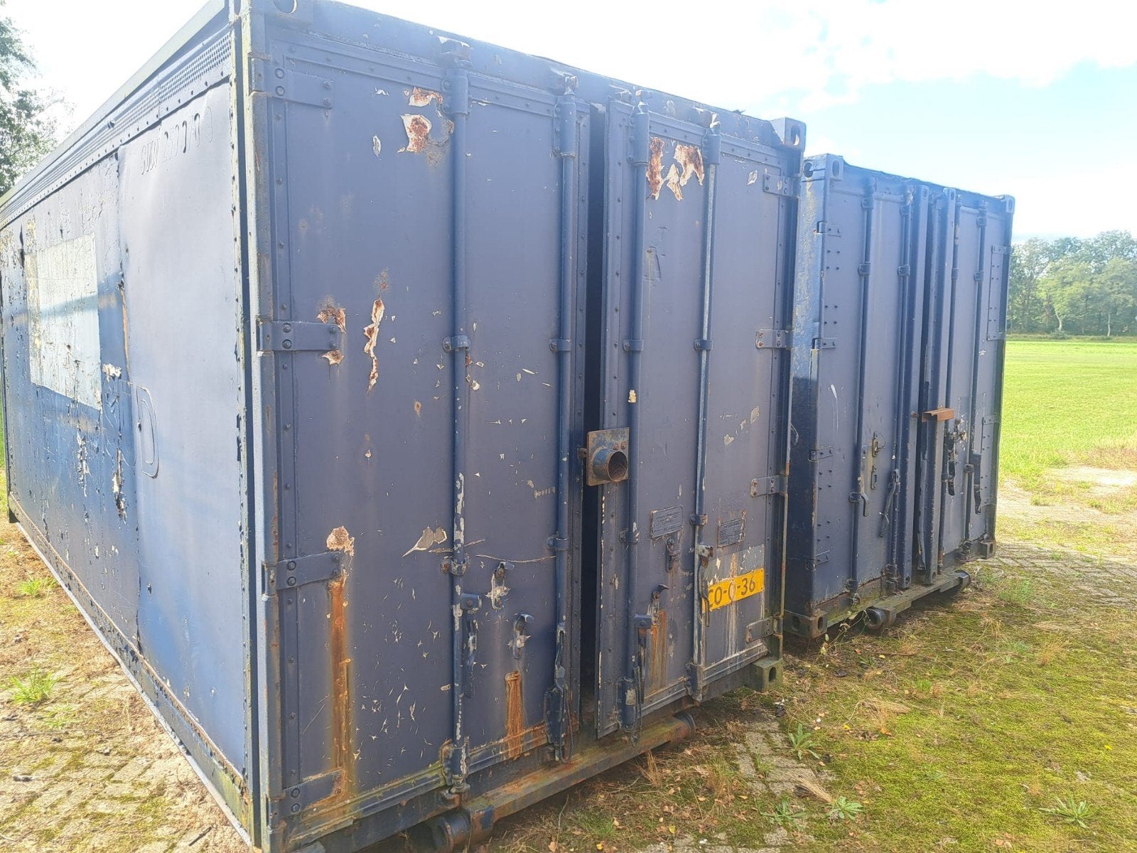zeecontainer paardenstal schuilstal, Antiek en Kunst, Ophalen