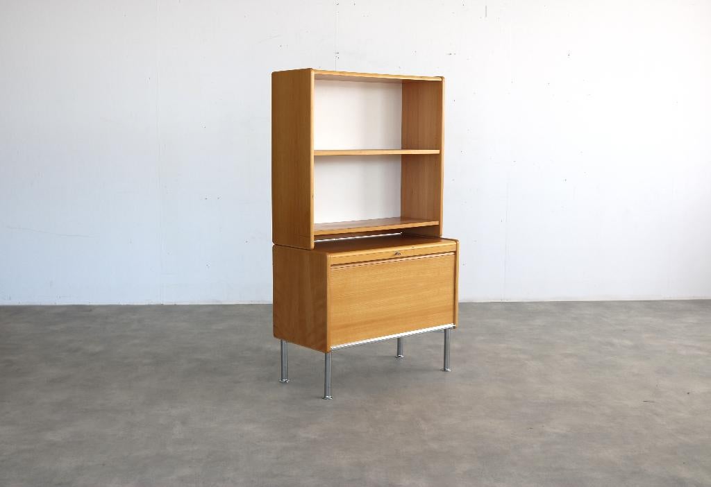 vintage archiefkast | boekenkast | Zweeds, ., Overige houtsoorten, ., 150 tot 200 cm