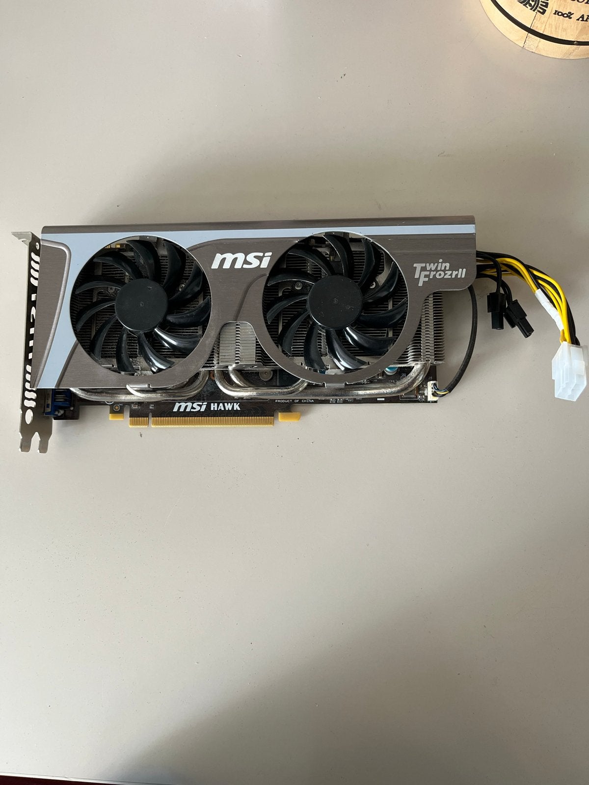 MSI N460GTX Hawk Twin Frozr II Grafische Kaart, Gebruikt, Ophalen of Verzenden, GDDR5, Nvidia