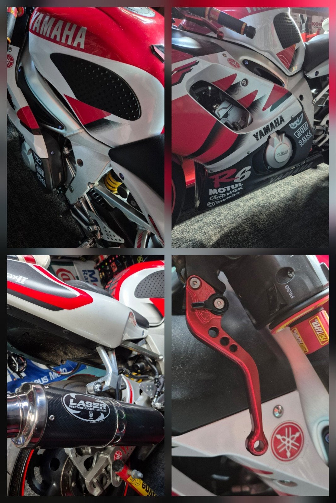 YAMAHA R6 VOOR ONDERDELEN [ CILINDER SCHADE ] 1999!!, Ophalen, Gebruikt