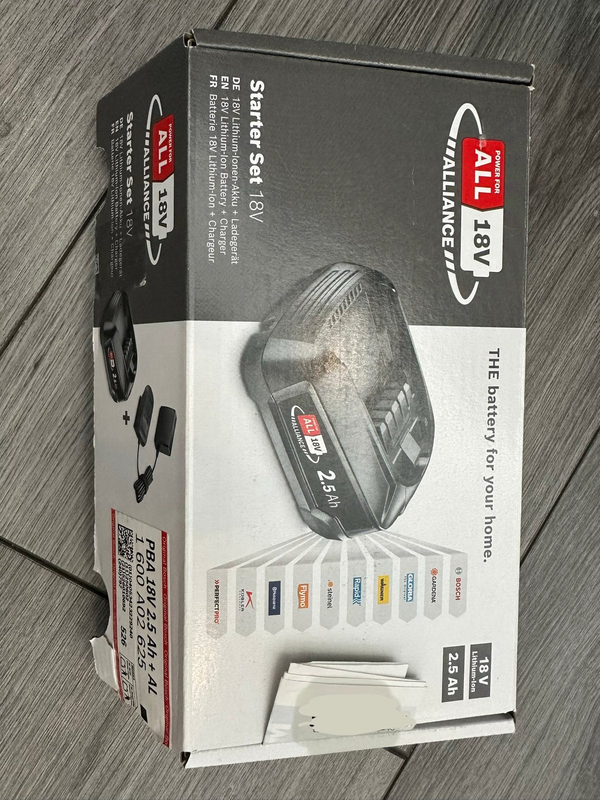 Bosch 18V accu 2,5Ah + lader 'Power for All' platform, Ophalen, Nieuw, Overige typen
