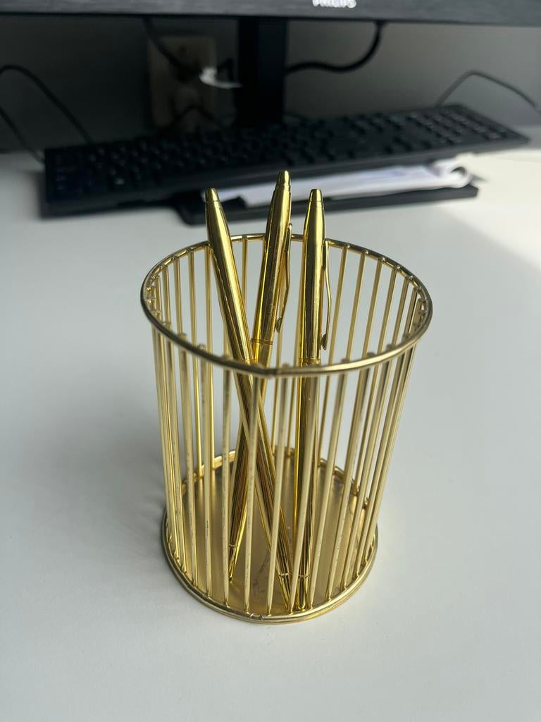 Bruiloft decoratie pennen en pennenhouder voor gastenboek, Ophalen, Zo goed als nieuw, Rechthoekig
