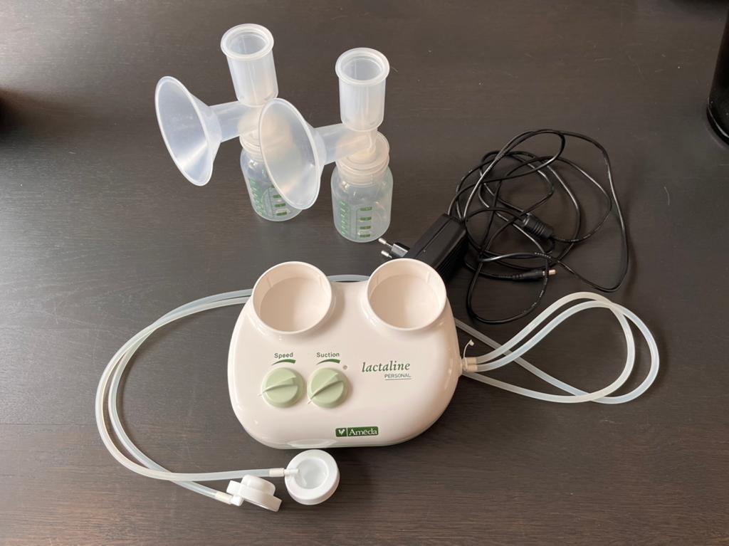 Ameda lactaline borstkolf, Kinderen en Baby's, Babyvoeding en Toebehoren, Gebruikt, Borstkolf, Ophalen of Verzenden