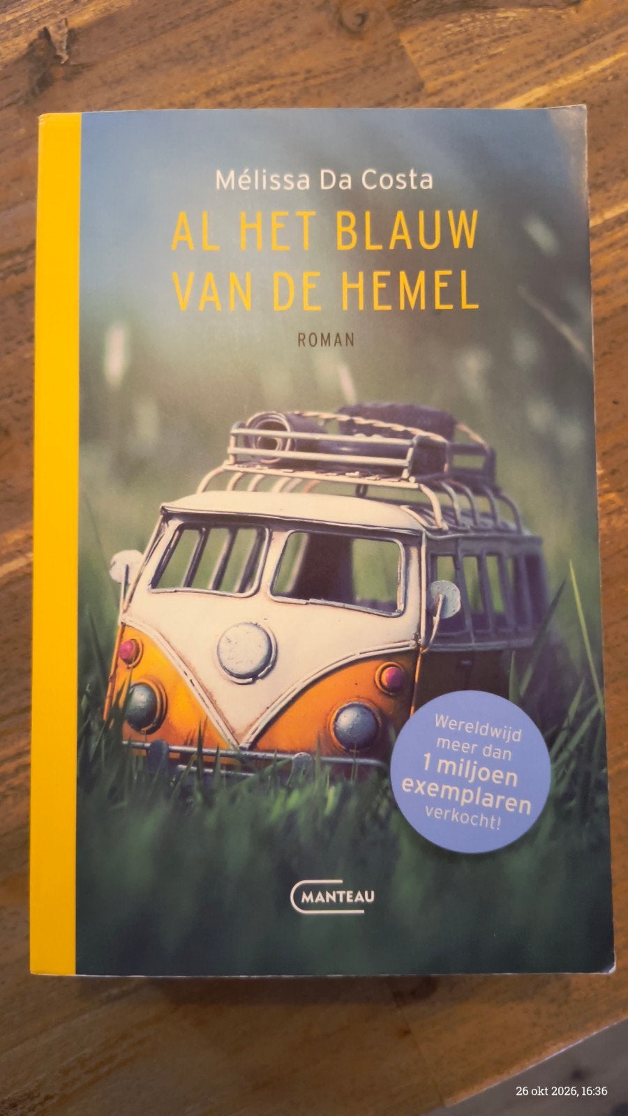Al het blauw van de hemel - Mélissa Da Costa (Roman), Ophalen of Verzenden, Zo goed als nieuw, Mélissa Da Costa, Europa overig