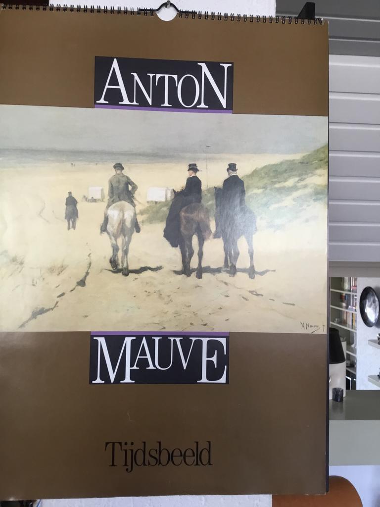 Kalender van Anton Mauve, Ophalen of Verzenden, Jaarkalender, Gebruikt