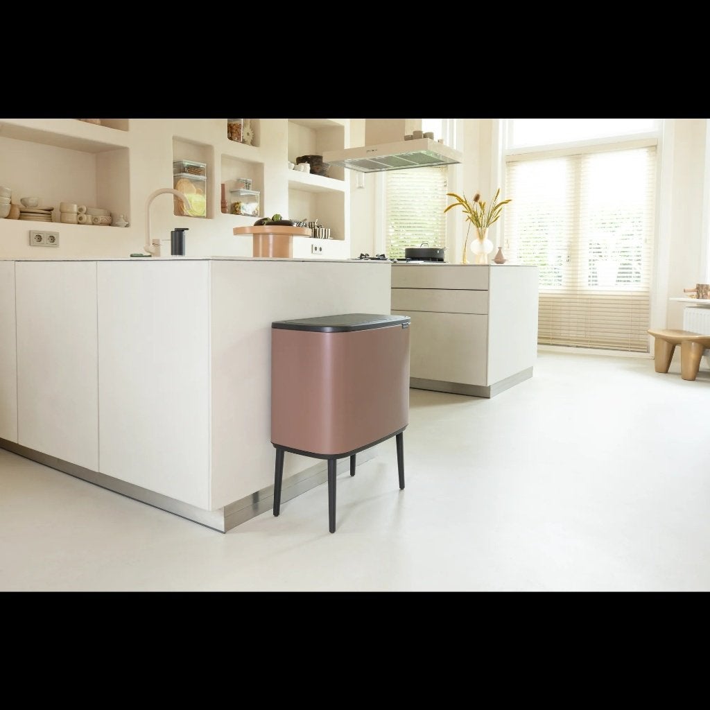 Brabantia Bo Touch Bin 23+11L  Prullenbak, Ophalen, Zo goed als nieuw, 30 tot 40 liter, 75 – 100