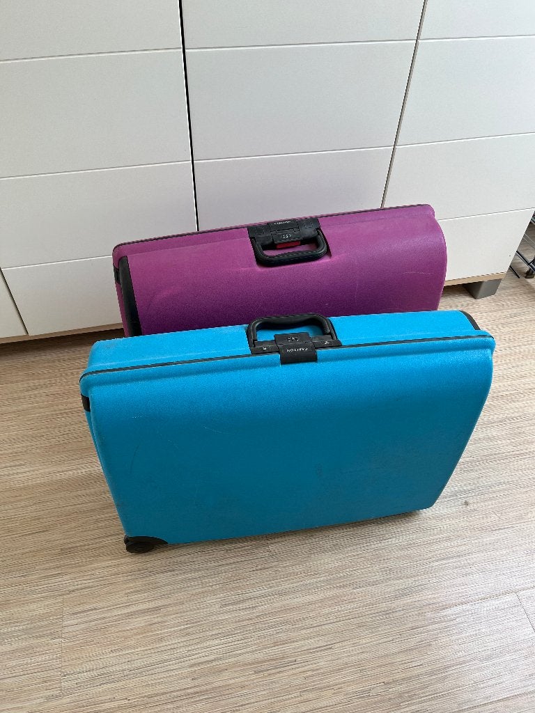 Carlton koffer 2 stuks, Sieraden, Tassen en Uiterlijk, Koffers, Gebruikt, Hard kunststof, 70 cm of meer, 55 cm of meer
