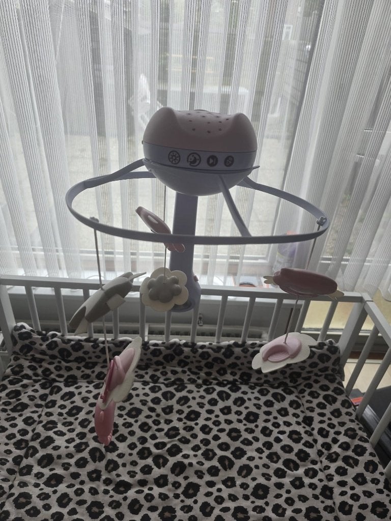 Baby bed compleet, Ophalen, Vierkant, In hoogte verstelbaar, Zo goed als nieuw