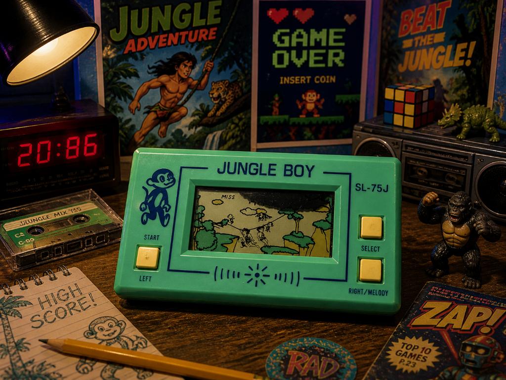 LCD Handheld - Jungle Boy - Werkend (LCD Bleeding), Gebruikt, Overige genres, 1 speler, Ophalen of Verzenden