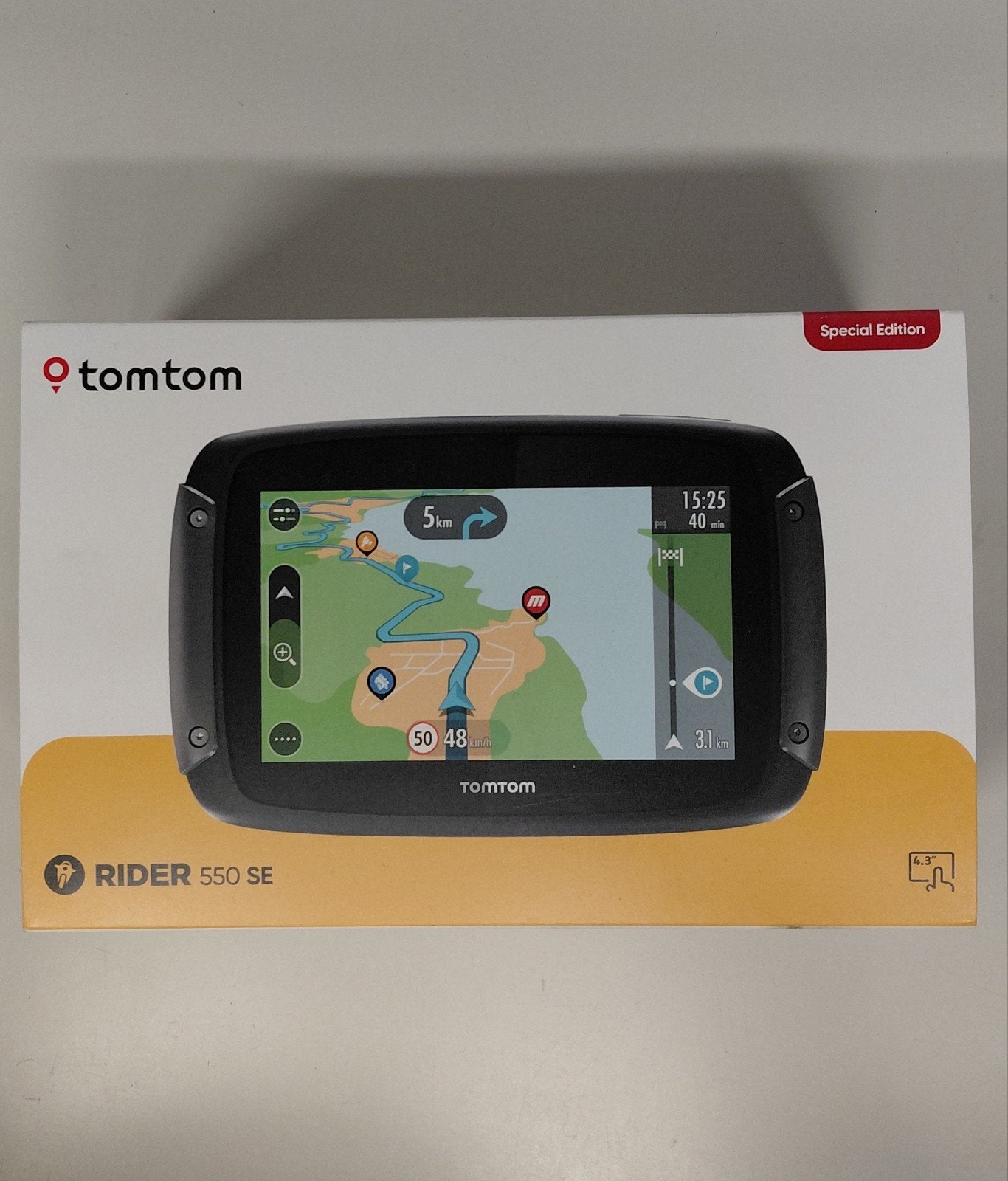 TomTom Rider 550 SE - Motorfiets Navigatiesysteem, Motoren, Ophalen of Verzenden, Zo goed als nieuw