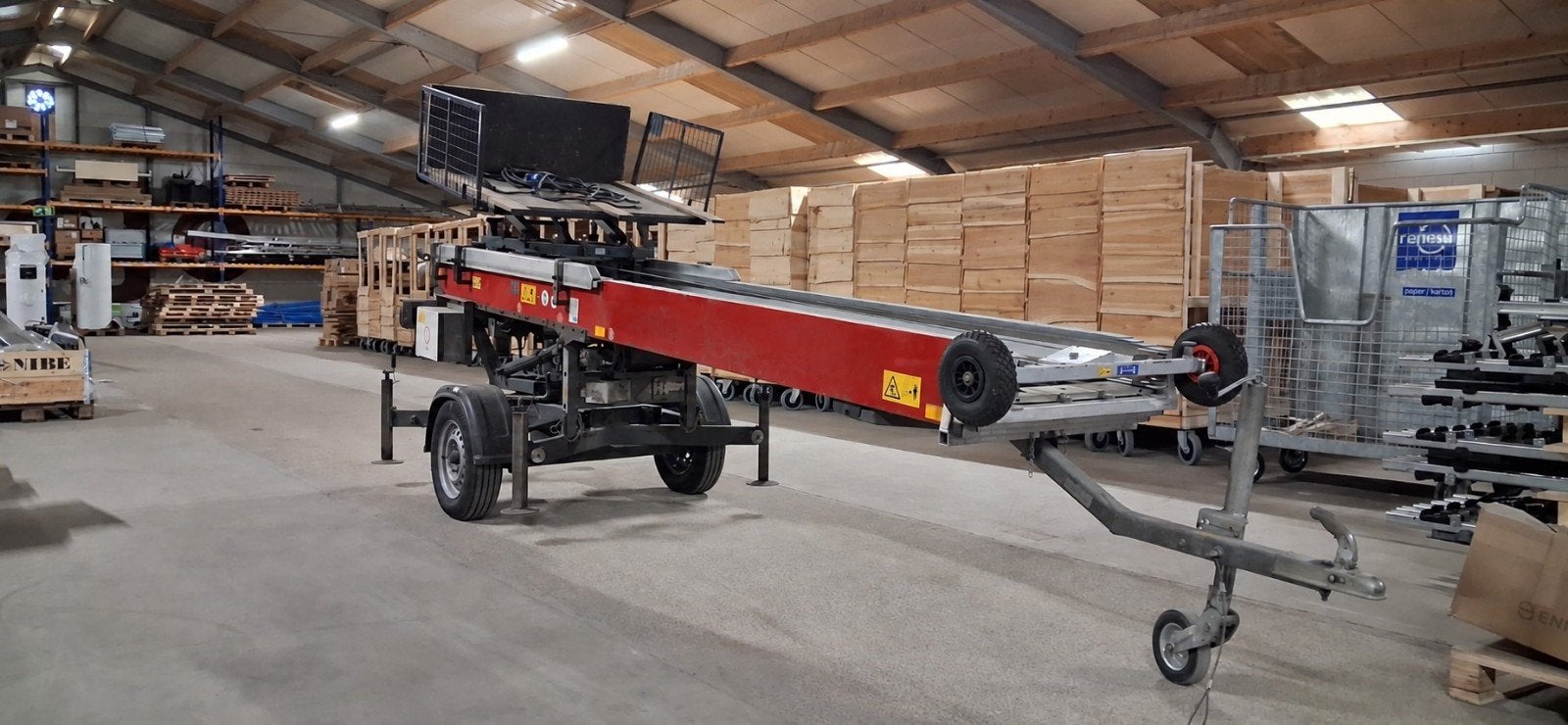 Paus Junior verhuislift/ladderlift 18m, 100 liter of meer, Ophalen, Nieuw, Transportkar