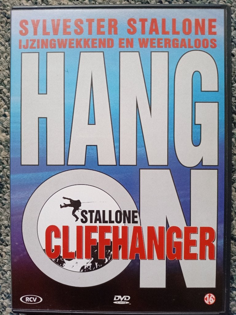 Cliffhanger (DVD) - Sylvester Stallone Actie Thriller, Engels, Vanaf 16 jaar, Nederlands, Ophalen of Verzenden