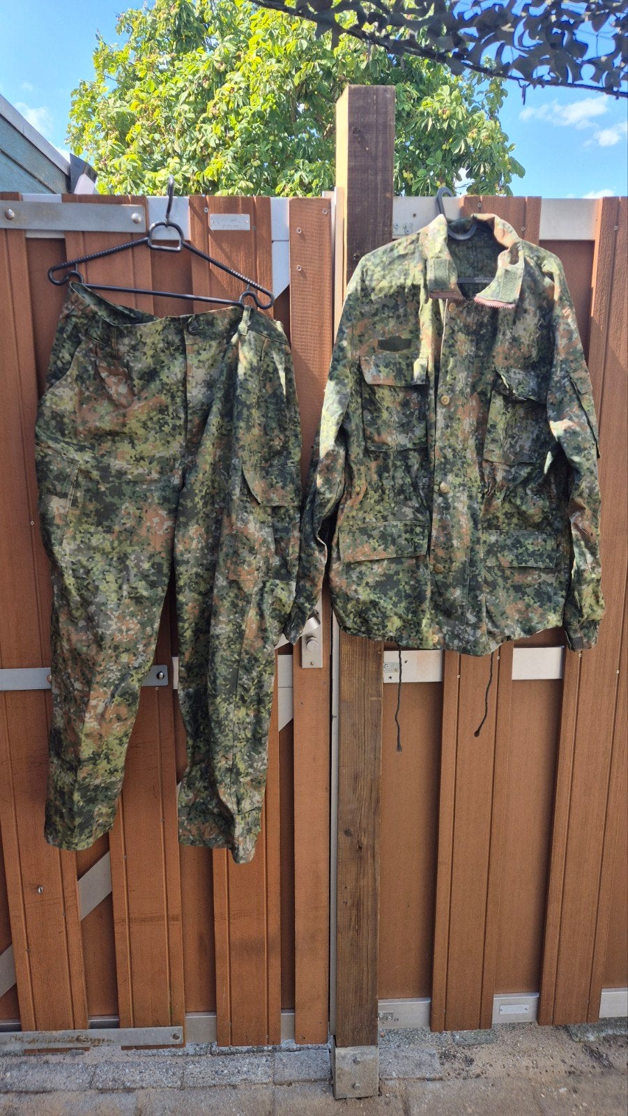 nfp jas en broek set, Ophalen of Verzenden, Landmacht, Nederland, Kleding of Schoenen