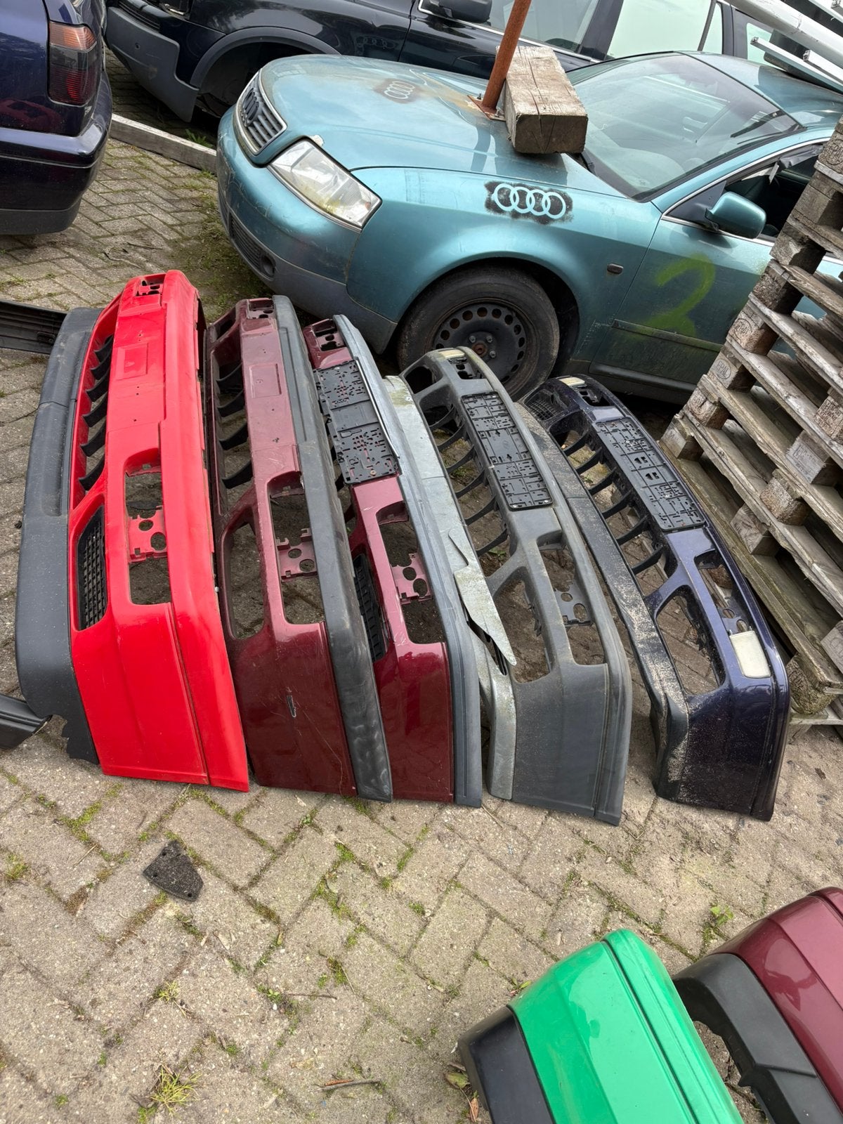 Golf 3 voor/achterbumper,div kleuren., Ophalen