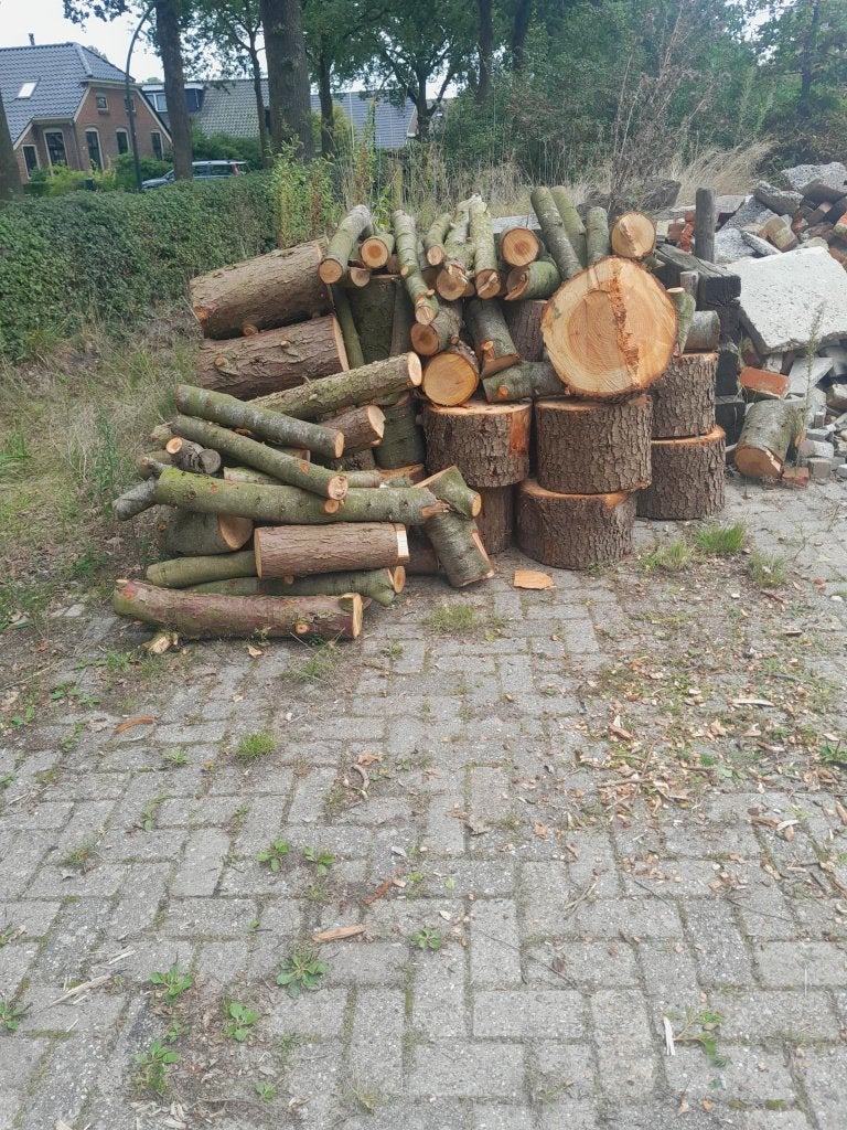 brandhout, haardhout, Minder dan 3 m³, Ophalen, Overige houtsoorten, Blokken