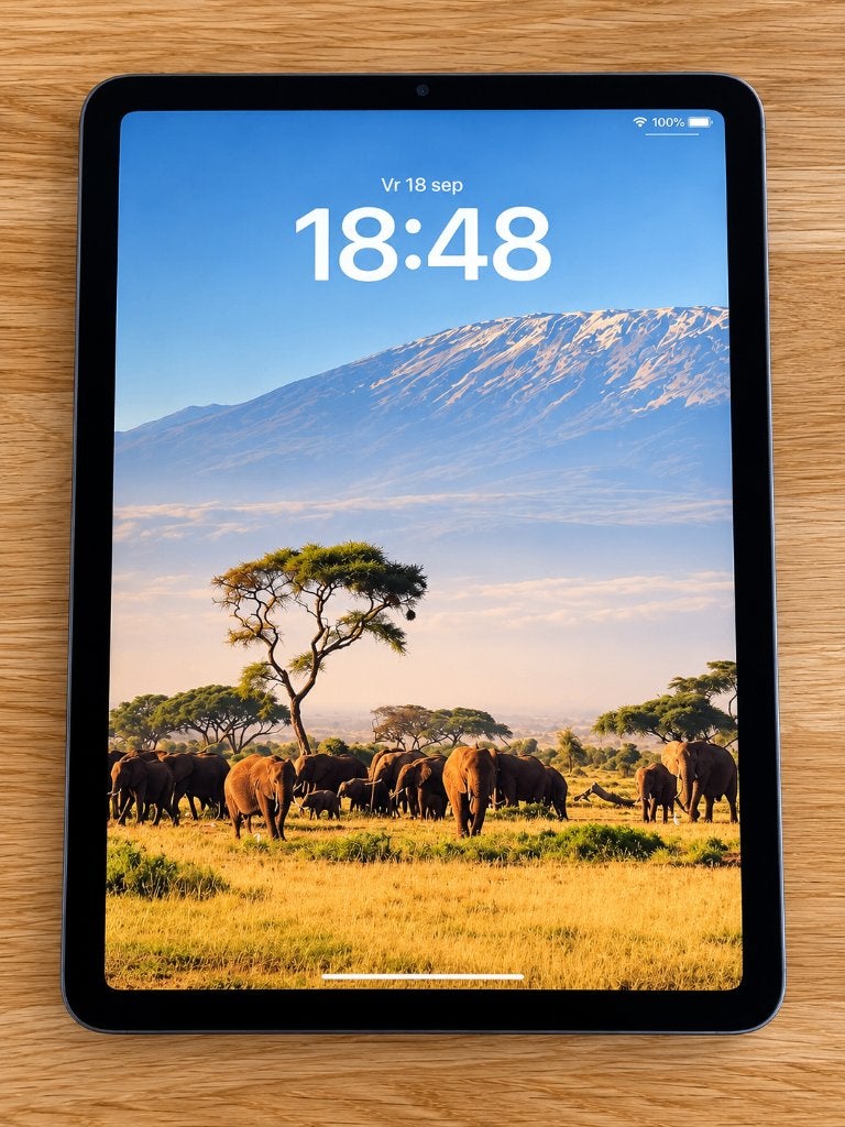 Apple iPad Air 5e generatie (2022) – M1 – 64GB – Space Gray, Computers en Software, Ophalen, Apple iPad Air, 11 inch, Zo goed als nieuw