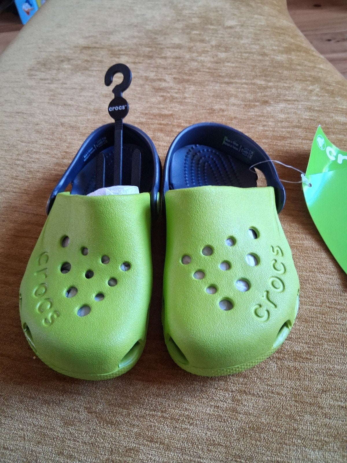 Nieuwe Crocs Electro Kids  Volt Groen/Navy, Maat 27/28, Schoentjes, Crocs, Jongetje of Meisje, Nieuw