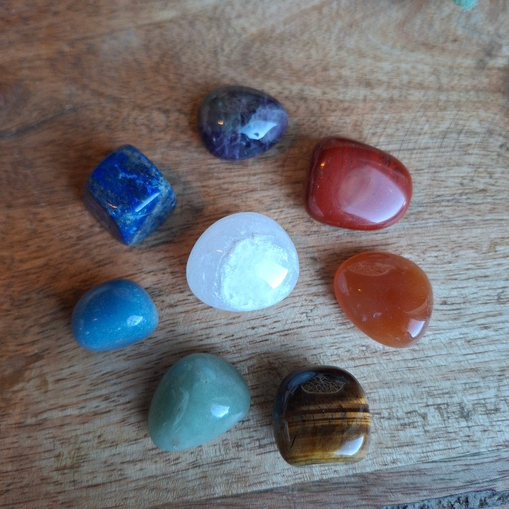 8 Chakra Edelstenen, Ophalen of Verzenden, Mineraal
