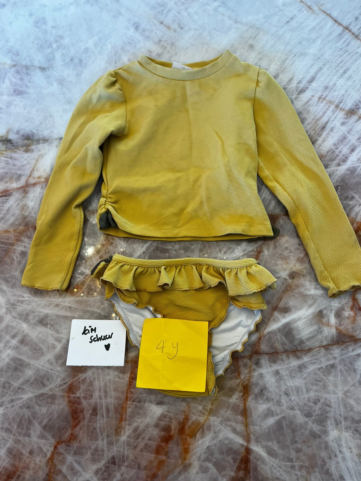 Donsje uv bikini badpak 4 jaar, Kinderen en Baby's, Kinderkleding | Kinder-zwemkleding, Ophalen of Verzenden, Zo goed als nieuw