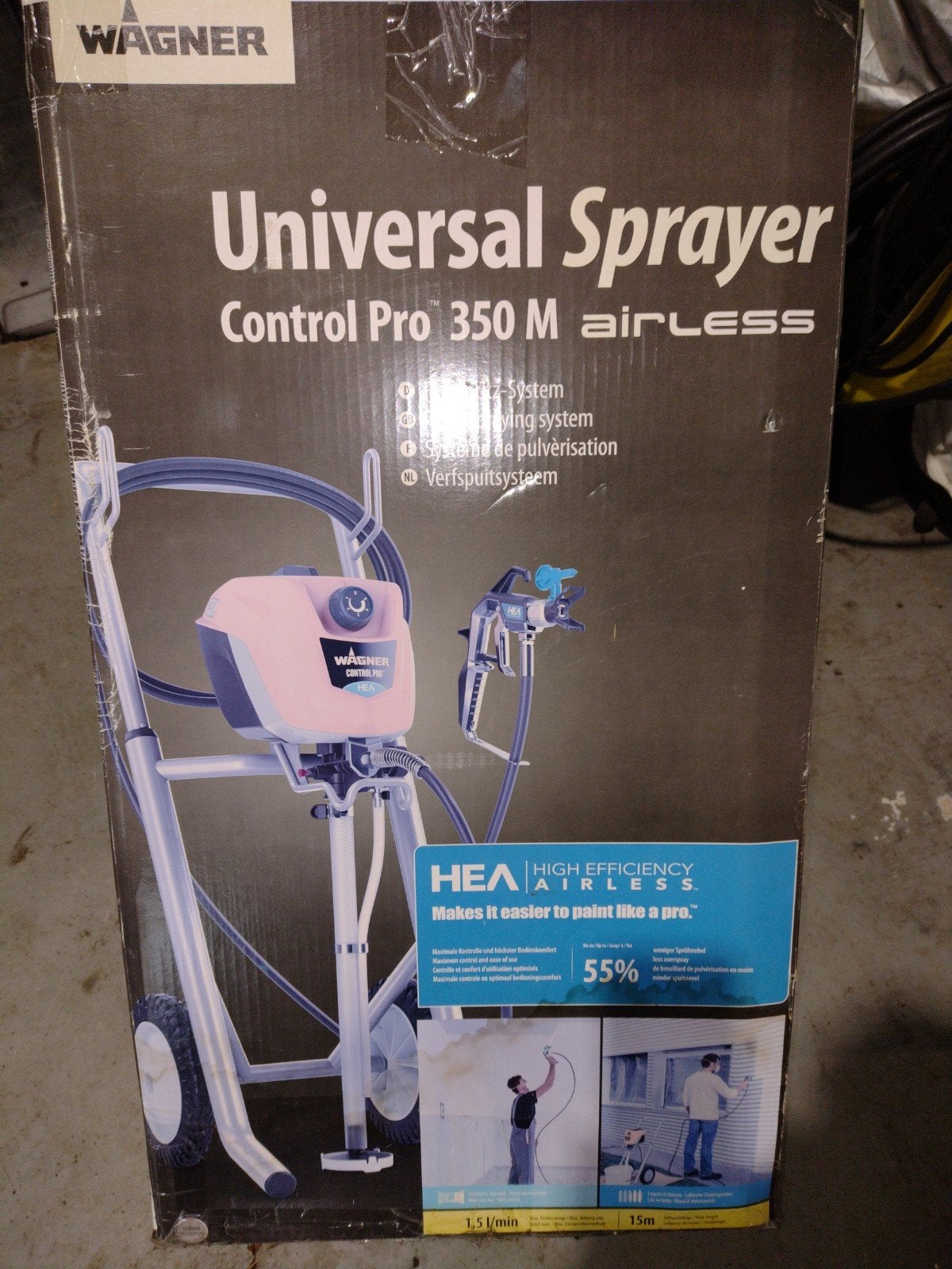 Wagner airless verfspuit type Control pro 350 M, Ophalen of Verzenden, Verfspuit of Verfpomp