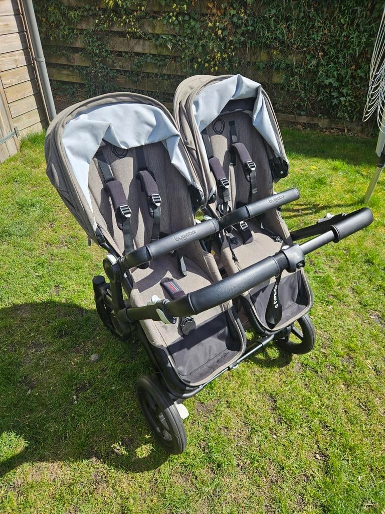 Limited edition Bugaboo Donkey 5 duowagen, Ophalen, Zo goed als nieuw, Bugaboo, Verstelbare duwstang