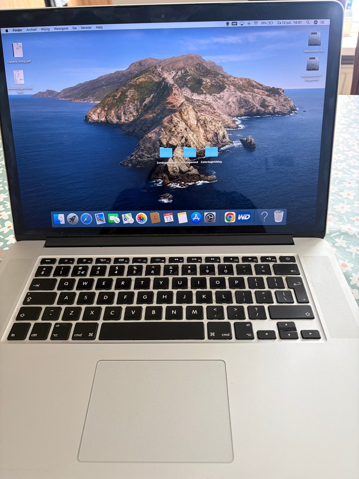 MacBook Pro 15,4 inch mid 2012 - Nog goed bruikbaar!, Computers en Software, Apple Macbooks, Gebruikt, MacBook Pro, 15 inch, 2 tot 3 Ghz
