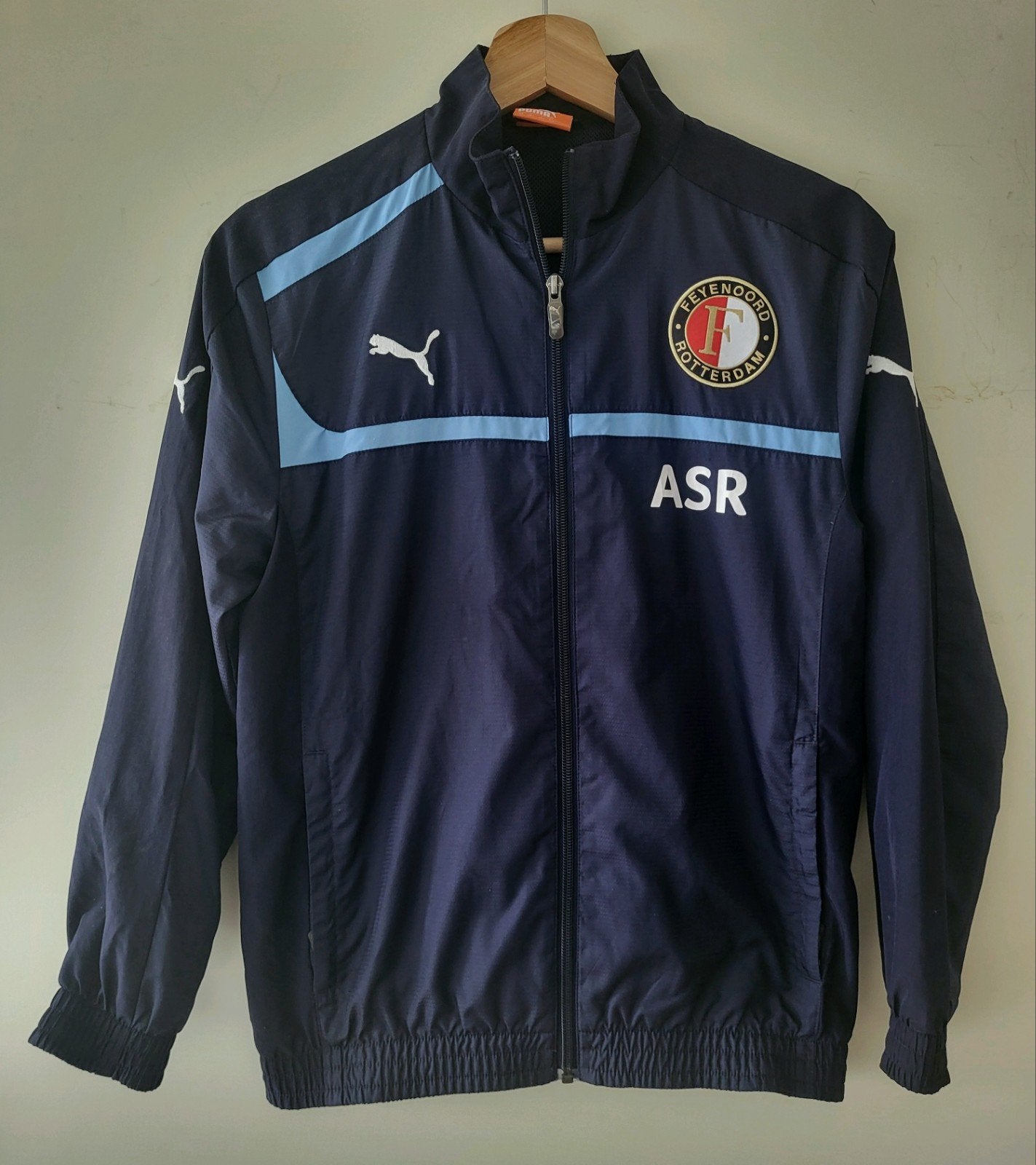 Feyenoord Puma vintage trainingsjack in maat 146, Asics, Sport- of Zwemkleding, Ophalen of Verzenden, Zo goed als nieuw