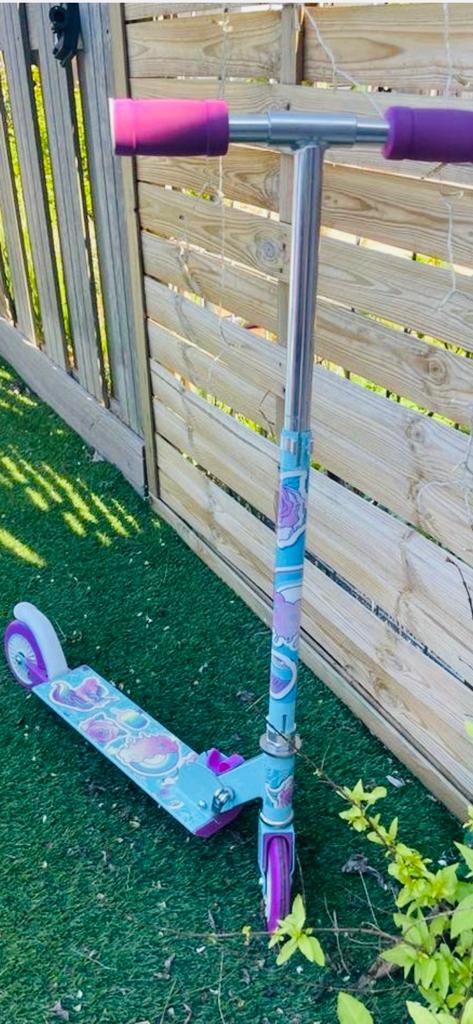 Leuke kinderstep met eenhoorn design, Ophalen of Verzenden, Gebruikt, Gewone step