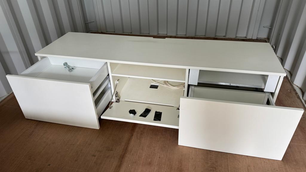 Zwevend TV meubel met Hettich softclose ladesysteem, Huis en Inrichting, Ophalen, Gebruikt, 150 tot 200 cm, Minder dan 100 cm