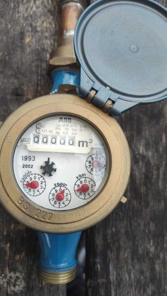 Watermeter, Ophalen, Nieuw