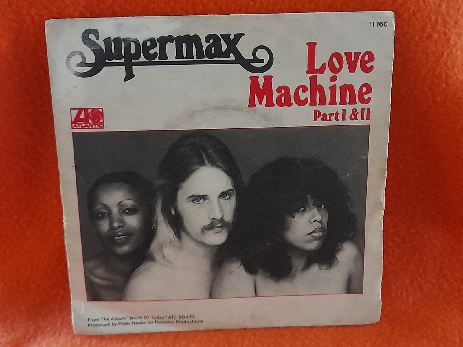 Supermax - Love Machine (1978), Gebruikt, 7 inch, Ophalen of Verzenden, Beschermende buitenhoes