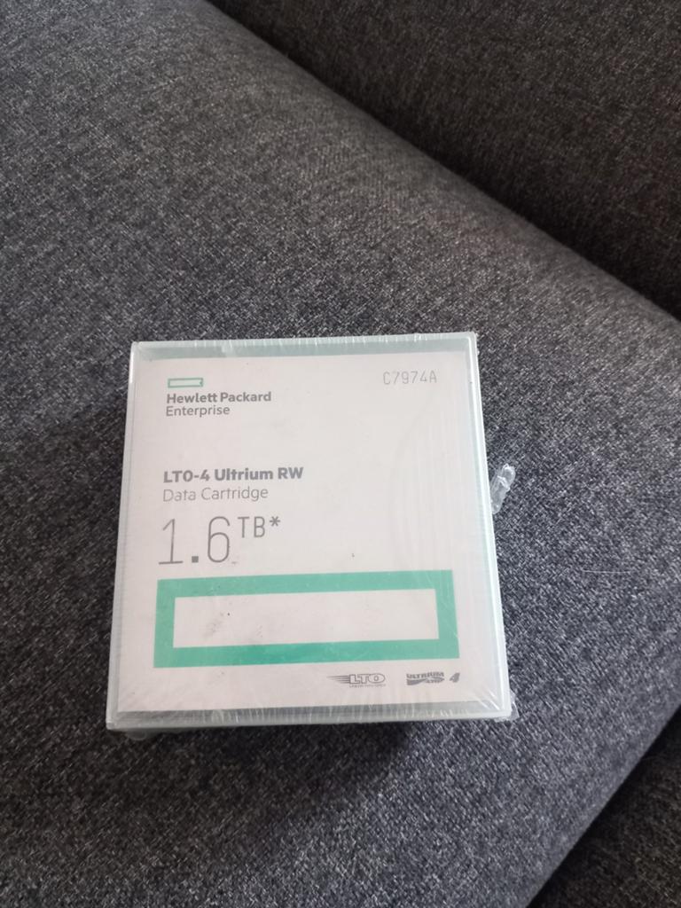 HP LTO-4 Ultrium RW Datacassette 1.6TB C7974A, Intern, Hewlett Packard Enterprise, Nieuw, Ophalen of Verzenden