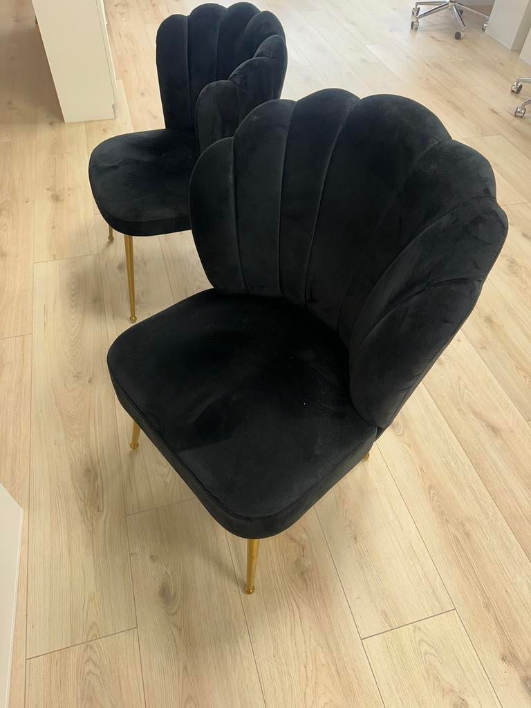 2 schelp stoelen, Huis en Inrichting, Ophalen, Zo goed als nieuw, Twee