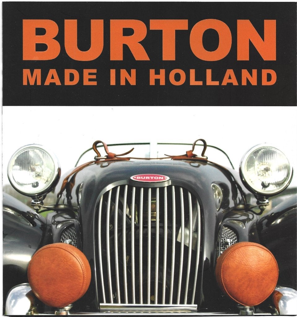 Burton Nederland folder auto cabriolet (brt), Verzenden, Zo goed als nieuw, Overige merken