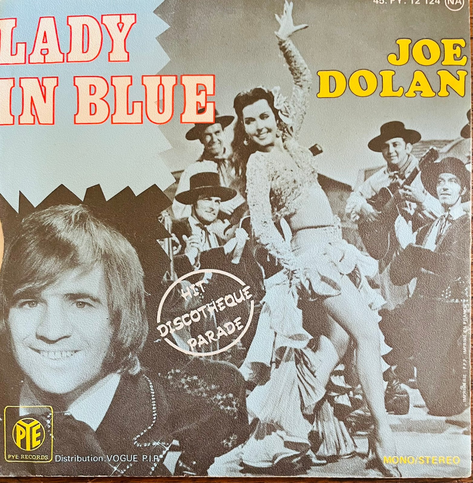 Vinyl plaatje van Joe Dolan Lady in Blue 1975, Gebruikt, Pop, 7 inch, Ophalen of Verzenden