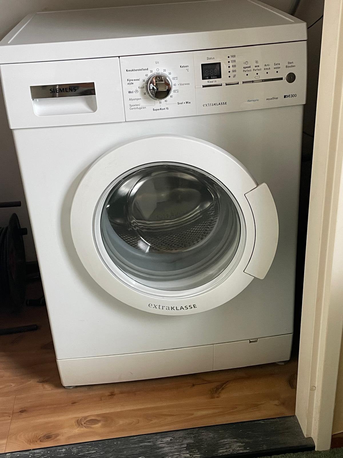 Siemens Wasmachine IQ300 Extraklasse, Ophalen, 1200 tot 1600 toeren, Gebruikt, Minder dan 85 cm