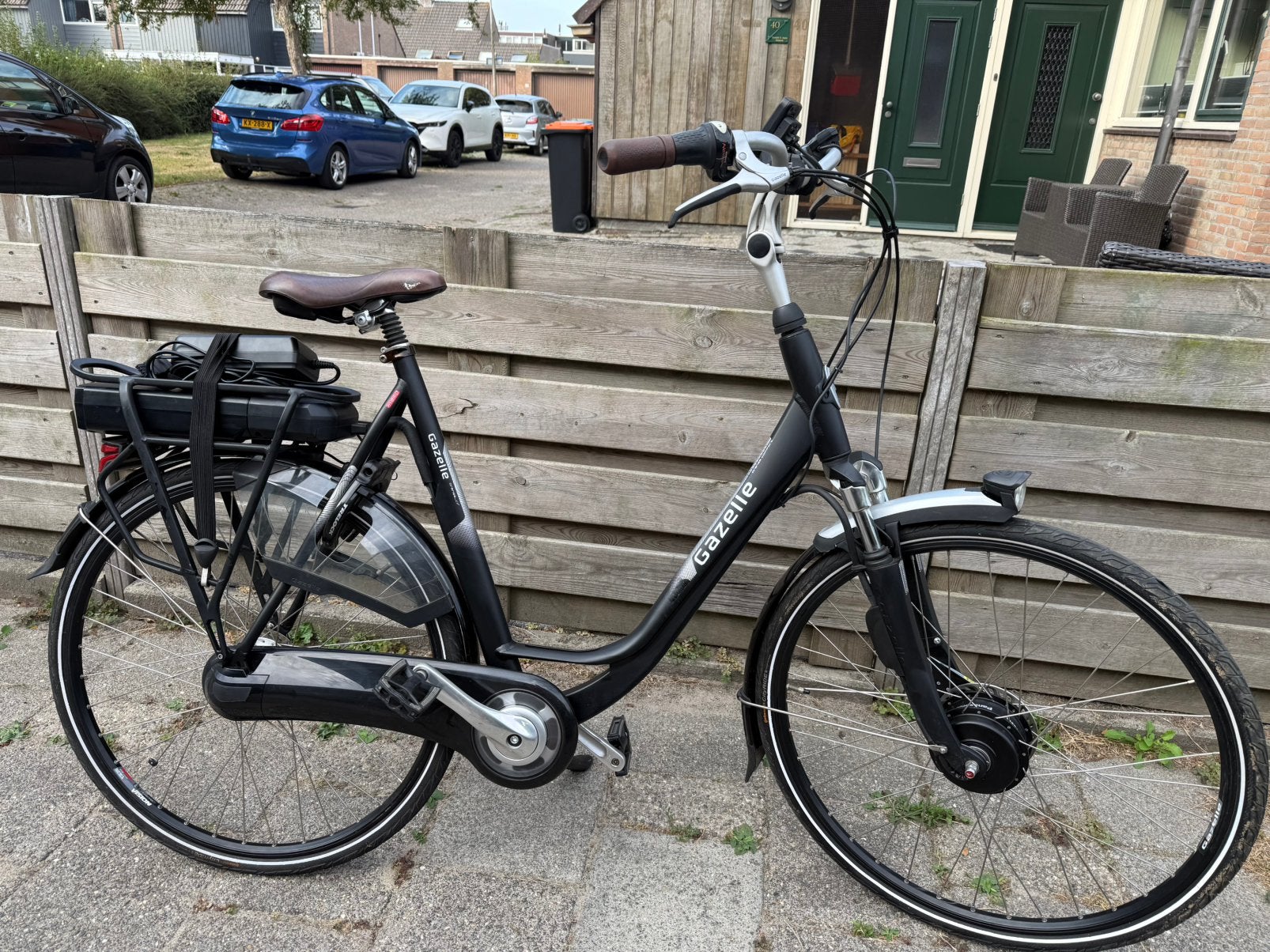 Gazelle orange c7+ 61 frame 1800km platinum accu, Ophalen, Zo goed als nieuw, 59 cm of meer, 50 km per accu of meer