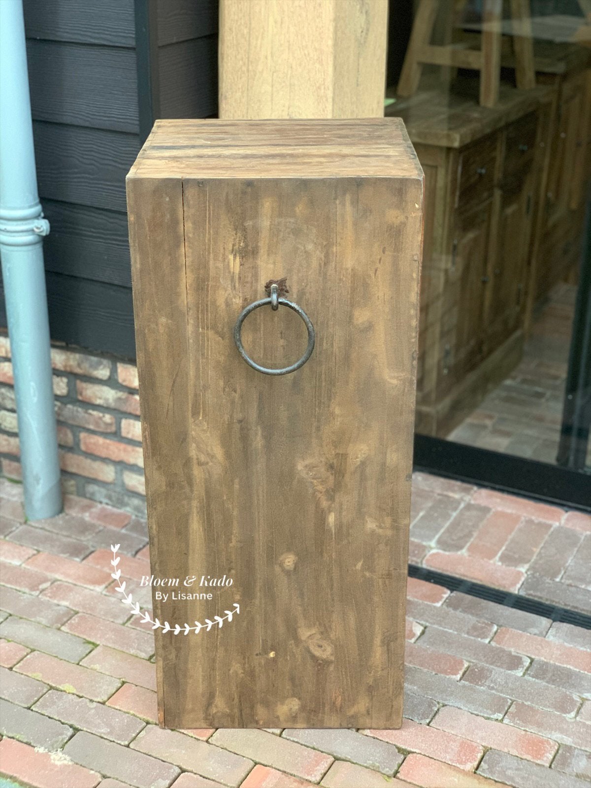 Nieuw! Teak houten zuil, Ophalen, Nieuw