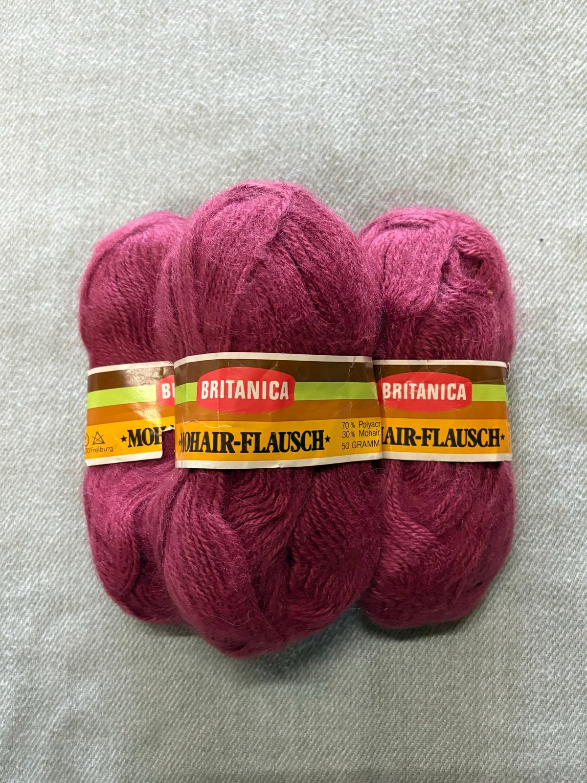 Britannica Mohair-Flausch - 10x, Verzenden, Nieuw, Breien of Haken, Wol of Garen