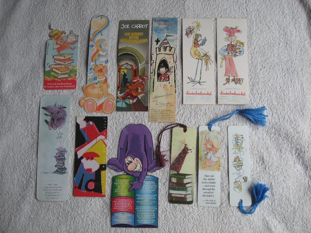 10 bladwijzers/boekenleggers van kinderboeken, Verzamelen, Ophalen of Verzenden, Zo goed als nieuw, Kind