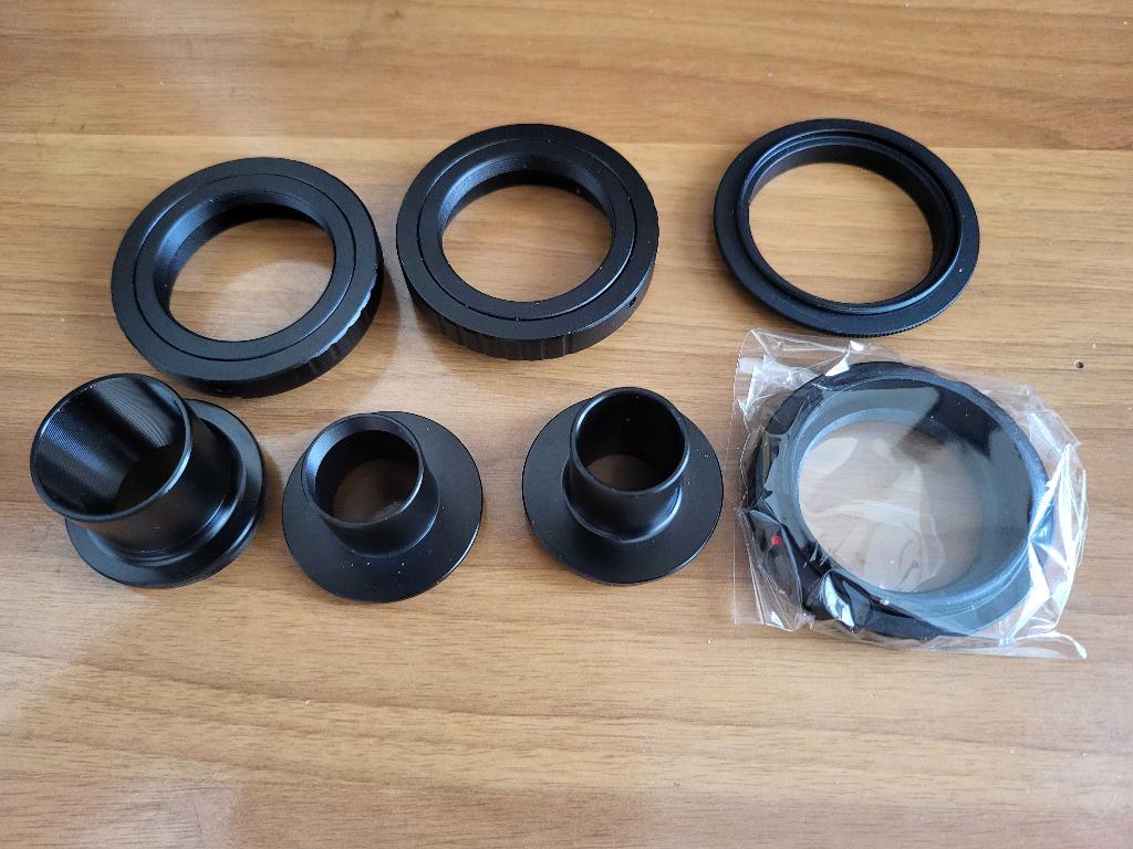 lens adapter T2 M42 T Ring M42 canon met ringen, Audio, Tv en Foto, Fotografie | Lenzen en Objectieven, Ophalen of Verzenden, Nieuw