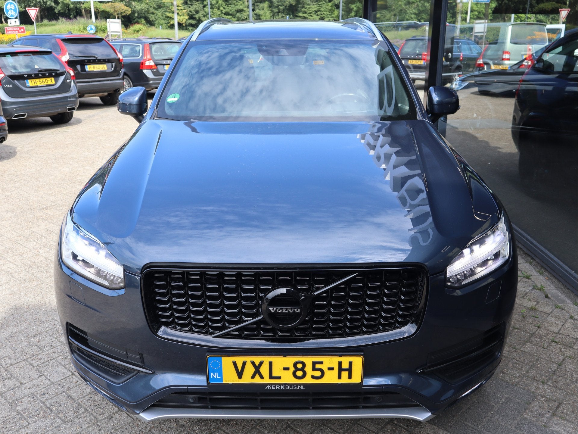 Volvo XC90D5 INSCRIPTION 235PK AUTOMAAT GRIJSKENTEKEN INSCRI, Auto's, Gebruikt, Euro 6, 4 cilinders, 1969 cc