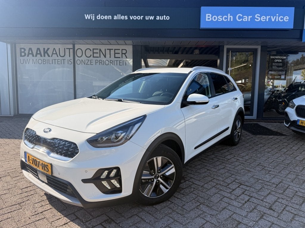 Kia Niro Kia Niro 1.6 GDi Hybrid DynamicPlusLine (bj 2021), Auto's, Gebruikt, Euro 6, Wit, 1390 kg