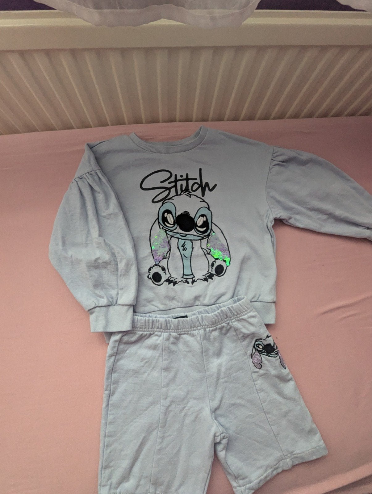 Sinsay Disney Stitch set maat 116, Jongen of Meisje, Ophalen of Verzenden, Zo goed als nieuw, Setje