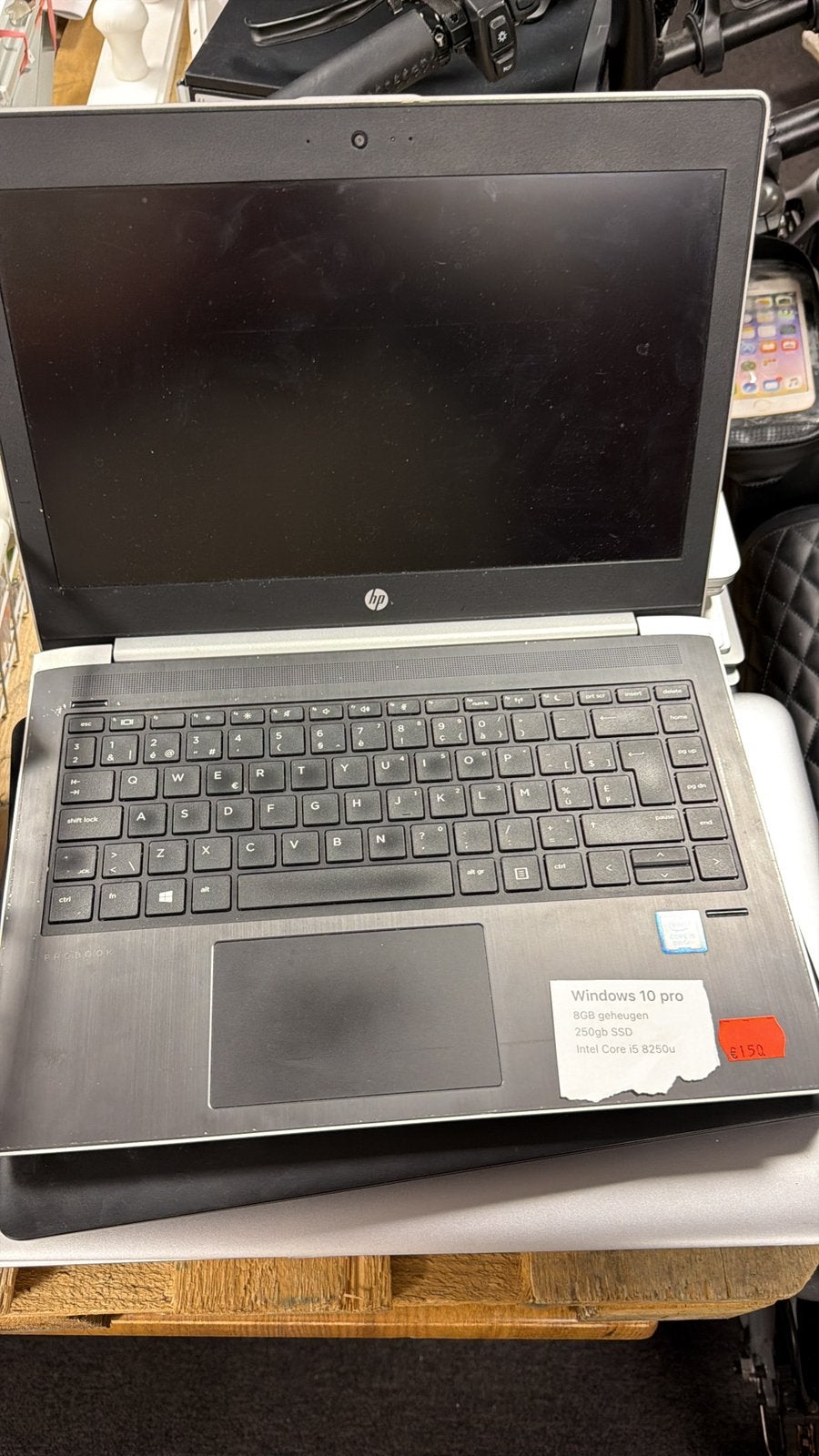 Partij van 9 laptops - werking onbekend (voor onderdelen), Ophalen, Niet werkend, 15 inch, Onbekend