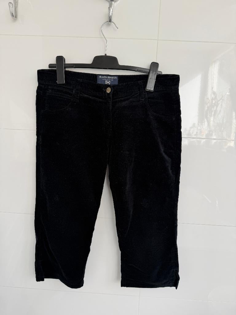 Broek Scapa Sports zwart, Scapa Sports, Zwart, Zo goed als nieuw, Driekwart