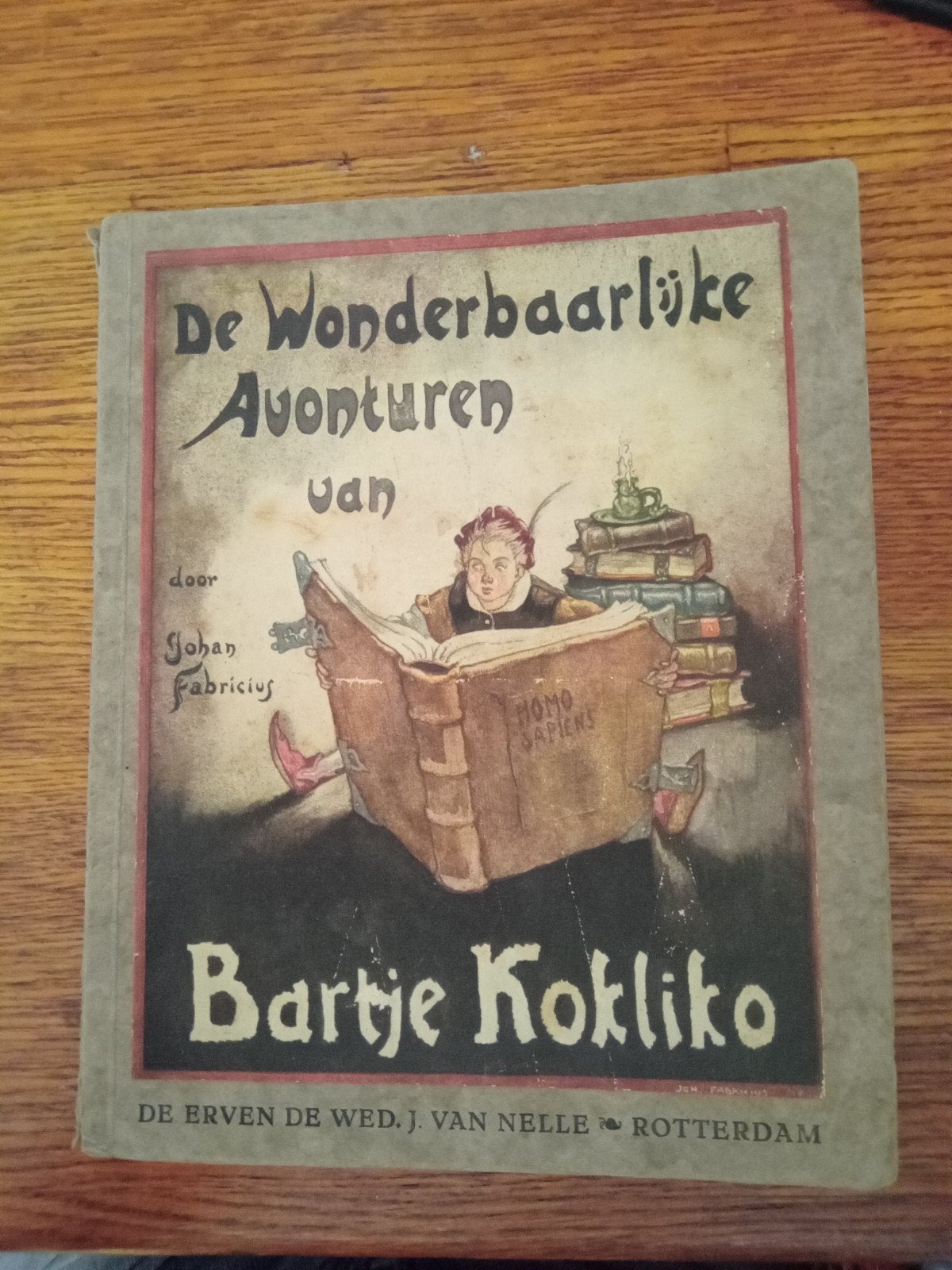 De Wonderbaarlijke Avonturen van Bartje Kokliko o, Gelezen, Fictie algemeen, Johan Fabricius, Ophalen of Verzenden