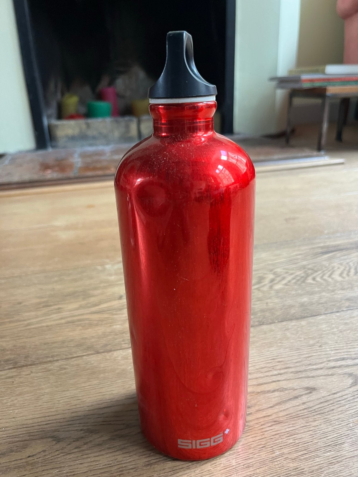 Rode Sigg drinkfles, Ophalen of Verzenden, Gebruikt