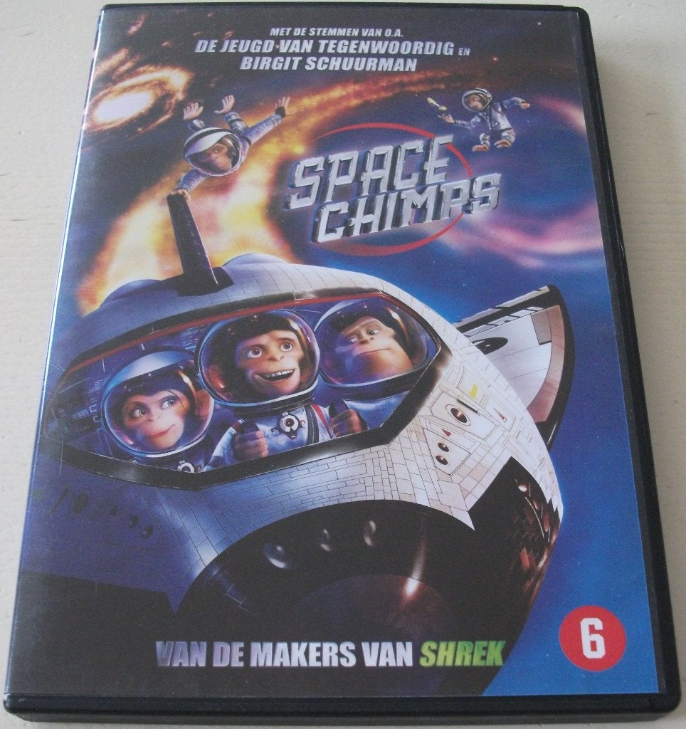 Dvd *** SPACE CHIMPS ***, Avontuur, Nederlands, Ophalen of Verzenden, Zo goed als nieuw