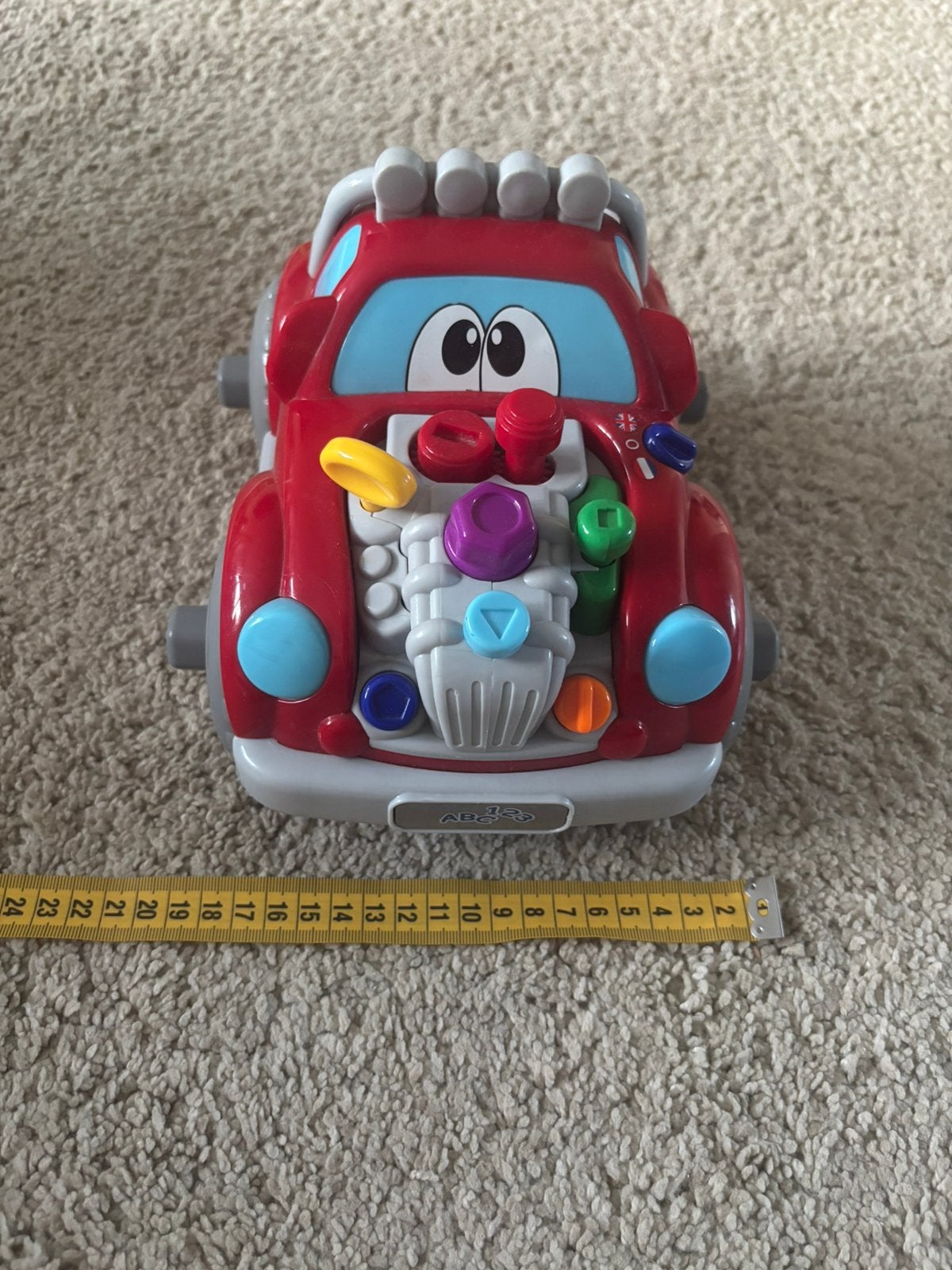 Auto met muziek, spreekt NL en EN 25x16 cm, Kinderen en Baby's, Speelgoed | Vtech, Ophalen of Verzenden, Zo goed als nieuw, 6 maanden tot 2 jaar